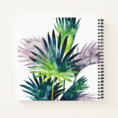 Twilight Palms - Palm Fronds Notizblock (Rückseite)