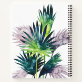 Twilight Palms - Palm Fronds Notizblock (Rückseite)