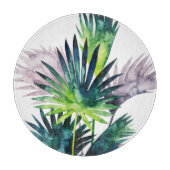 Twilight Palms - Palm Fronds Schneidebrett (Vorderseite)