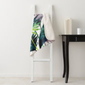 Twilight Palms - Palm Fronds Sherpadecke (Beispiel)