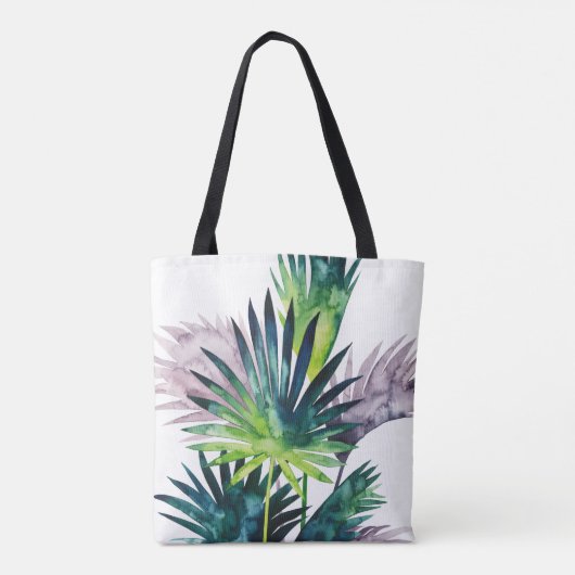 Twilight Palms - Palm Fronds Tasche (Rückseite)