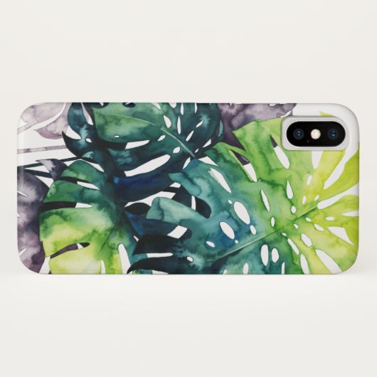 Twilight Palms - Split Leaf Case-Mate iPhone Hülle (Rückseite (Horizontal))