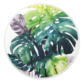 Twilight Palms - Split Leaf Keramikknauf (Vorderseite)