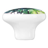 Twilight Palms - Split Leaf Keramikknauf (Seitenansicht)