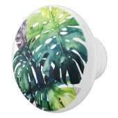 Twilight Palms - Split Leaf Keramikknauf (Rechts)