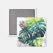 Twilight Palms - Split Leaf Magnet (Vorderseite/Rückseite)