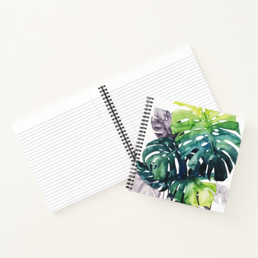 Twilight Palms - Split Leaf Notizblock (Innenseite)