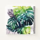 Twilight Palms - Split Leaf Notizblock (Rückseite)