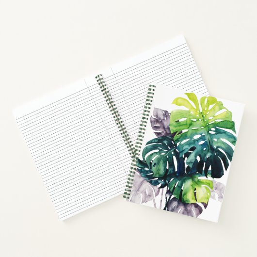 Twilight Palms - Split Leaf Notizblock (Innenseite)