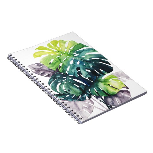 Twilight Palms - Split Leaf Notizblock (Rechte Seite)