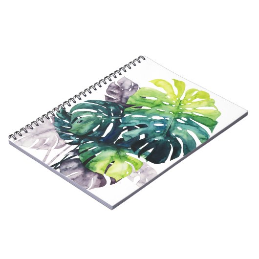 Twilight Palms - Split Leaf Notizblock (Linke Seite)