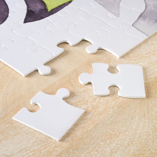 Twilight Palms - Split Leaf Puzzle (Seite)