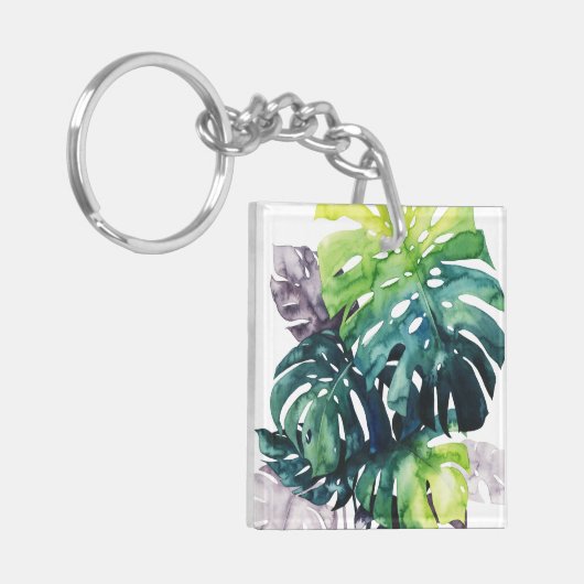 Twilight Palms - Split Leaf Schlüsselanhänger (Vorderseite links)