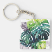Twilight Palms - Split Leaf Schlüsselanhänger (Vorderseite)