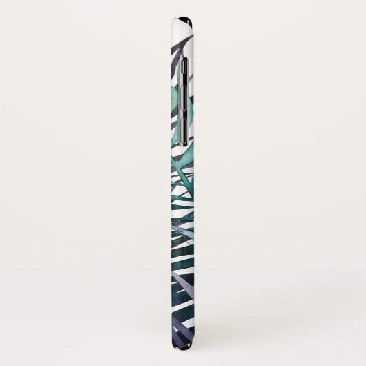 Twilight Palms - Tropische Blätter Case-Mate iPhone Hülle (Hinten/Links)