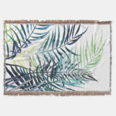 Twilight Palms - Tropische Blätter Decke (Vorderseite)