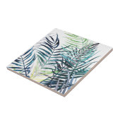 Twilight Palms - Tropische Blätter Fliese (Seite)