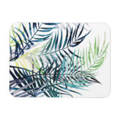 Twilight Palms - Tropische Blätter Magnet (Horizontal)