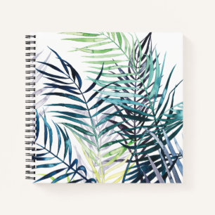 Twilight Palms - Tropische Blätter Notizblock