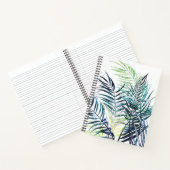 Twilight Palms - Tropische Blätter Notizblock (Innenseite)