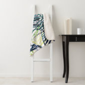 Twilight Palms - Tropische Blätter Sherpadecke (Beispiel)