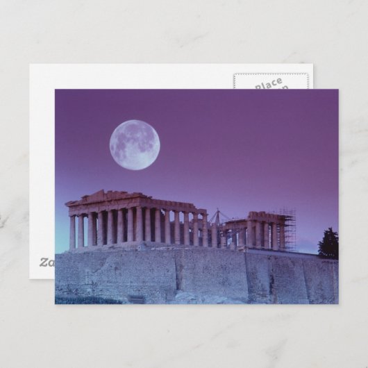 Twilight Parthenon Postkarte (Vorne/Hinten)