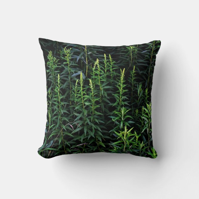 Twilight Pflanze Dunkle Stimmung Kissen (Vorderseite)