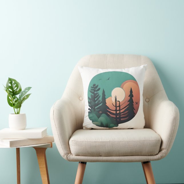Twilight Pines Kissen (Stuhl )