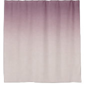 Twilight Plum Ombré Duschvorhang (Vorderseite)