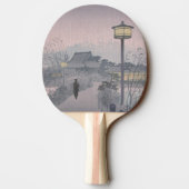 Twilight Rain auf dem Weg nach Shinobazu in Japan Tischtennis Schläger (Rückseite)
