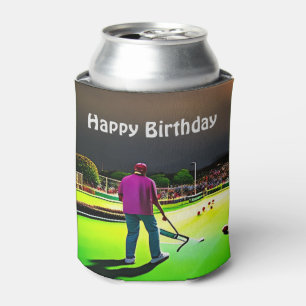 Twilight Rasen Bowls spielen, Geburtstag kann kühl Dosenkühler