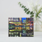 Twilight Reflection City Hall Benutzerdefinierter  Postkarte (Stehend Vorderseite)