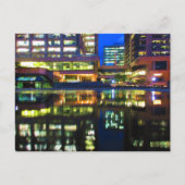 Twilight Reflections Rathaus Hull Quebec Postkarte (Vorderseite)