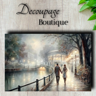 Twilight Rendezvous Decoupage Seidenpapier