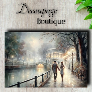 Twilight Rendezvous Decoupage Seidenpapier