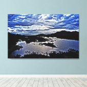 Twilight River Leinwanddruck (Insitu (Holzboden))