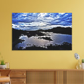 Twilight River Leinwanddruck (Insitu (Wohnzimmer))