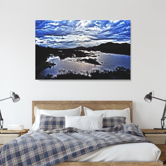 Twilight River Leinwanddruck (Insitu (Schlafzimmer))
