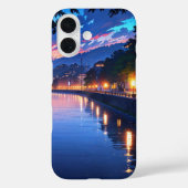 Twilight Riverside Glow Case-Mate iPhone Hülle (Rückseite)