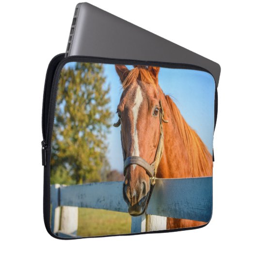 Twilight-Rose | Reitpferd Laptopschutzhülle (Vorne Rechts)