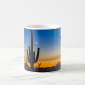 Twilight Saguaro Psalm 18:28 KJV Kaffeetasse (Mittel)