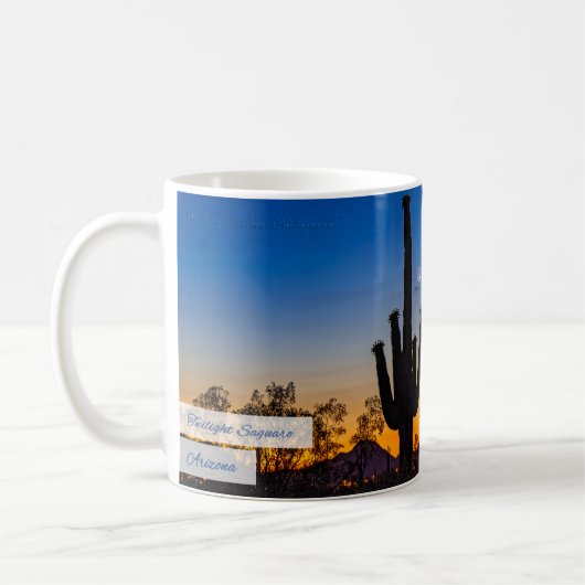 Twilight Saguaro Psalm 18:28 KJV Kaffeetasse (Links)