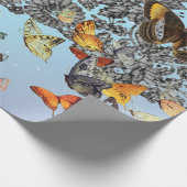 TWILIGHT-SCHALTFLÄCHEN UND LACE-WRAPPING-PAPIER GESCHENKPAPIER (Ecke)