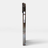 Twilight Seraph - Glühender Engel aus Abend Light iPhone Hülle (Linke Seite)