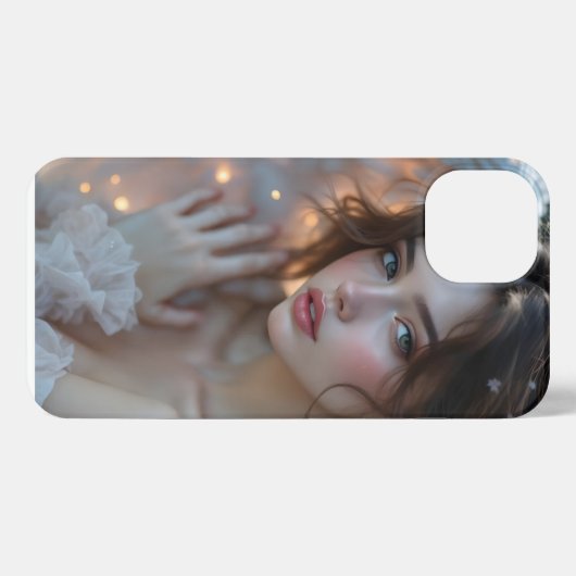 Twilight Seraph - Glühender Engel aus Abend Light iPhone Hülle (Rückseite (Horizontal))