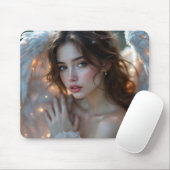 Twilight Seraph - Glühender Engel aus Abend Light Mousepad (Mit Mouse)