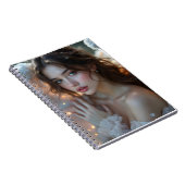 Twilight Seraph - Glühender Engel aus Abend Light Notizblock (Rechte Seite)