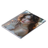 Twilight Seraph - Glühender Engel aus Abend Light Notizblock (Linke Seite)