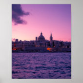 Twilight Serenity over Valletta - ein zeitloser Me Poster (Vorne)