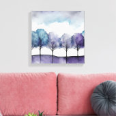 Twilight Silhouette Trees Leinwanddruck (Insitu (Wohnzimmer))